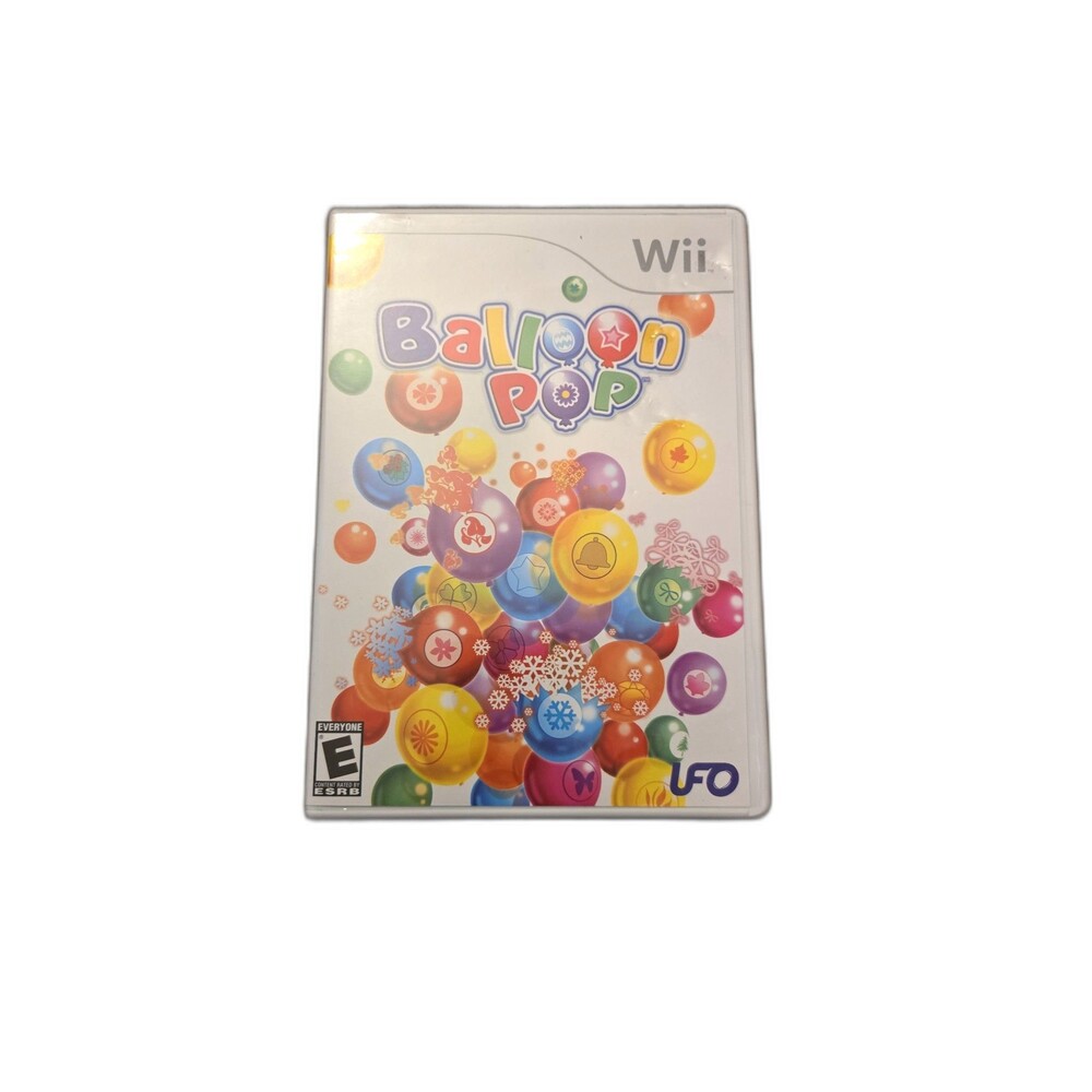 Balloon Pop Nintendo Wii Game (2007) Complete in Box w/ Manual CIB
